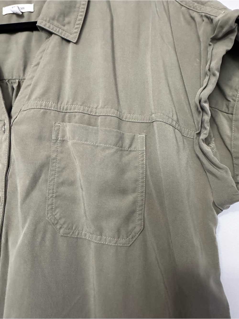 Maurices Olive Button-Up Shirt - Picture 5 of 10